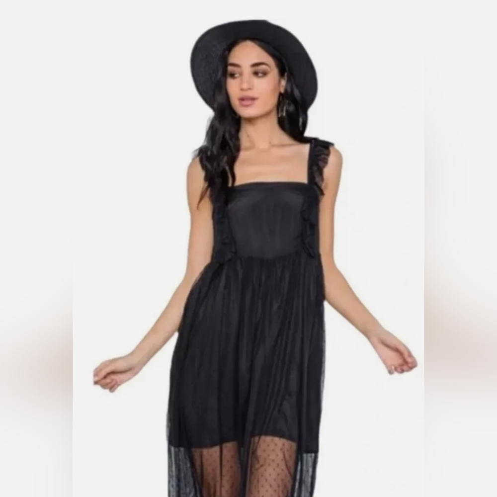 EUC Maeve Swiss Dot Dress by Anthropologie Small - Picture 1 of 12